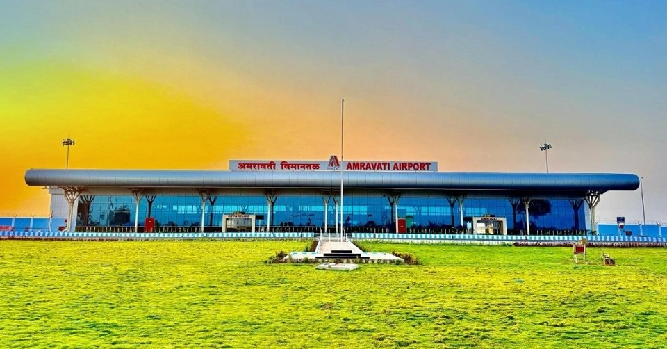 Amravati airport terminal India
